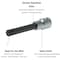 Teng Tools 1/2 in Drive, RIBE, SOCKET, 100MM, LONG, M122710-C M122710-C - alternate 2